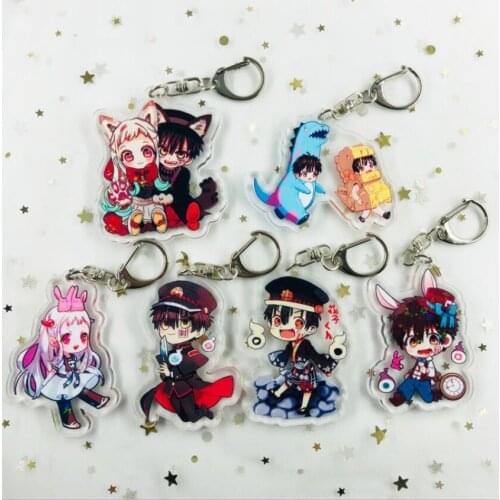 Toilet-Bound Jibaku Shounen Hanako Kun Hanako-kun Nene Acrylic Figure pendant keychain Keyring Collection Model Toy
