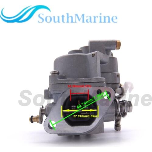Outboard Engine 6AU-14301-40 6AU-14301-41 Carburetor Assy for Yamaha F9.9F T9.9G Boat Motor, Electric Start