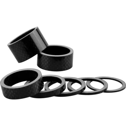 7 Pcs/set Mountain Bike Headset Spacer MTB Road Cycling Bike Carbon Fiber Headset Spacer Bicycle Accessory