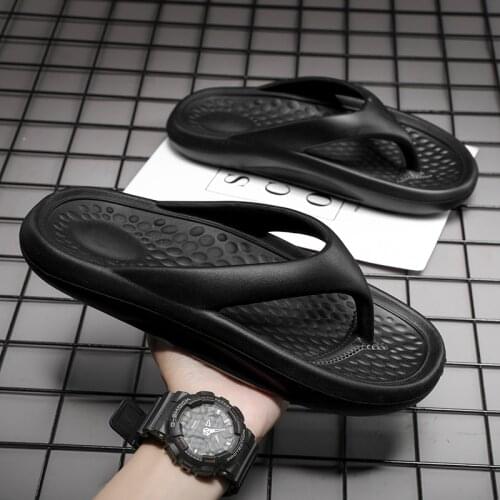 Men and Women EVA Light Weight Flip Flops Big Size Beach Slippers Fashion Couples Summer Shoes Outdoor Slides