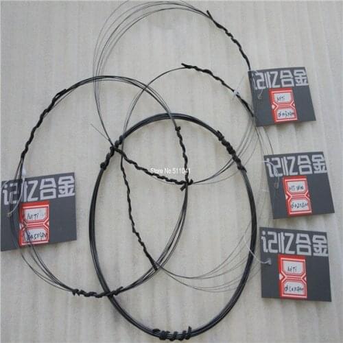 Super-elastic NiTi fishing wire ,dia 0.3mm 10meters and 0.4mm 10meters,free shipping
