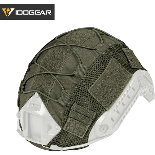 IDOGEAR Tactical Helmet Cover for FAST Helmet Camo Multicam Airsoft Headwear Tactical Helmet Accessories 3802