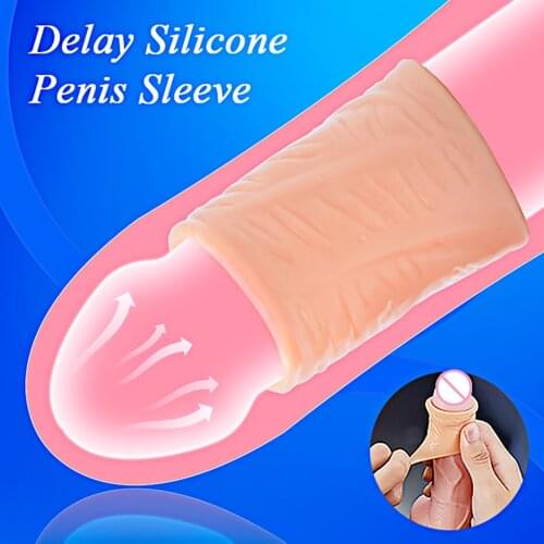 VETIRY Reusable Foreskin Correction Ring Delay Ejaculation Penis Sleeve Cock Ring 2PCS/Set Foreskin Repair Ring Sex Toys for Men