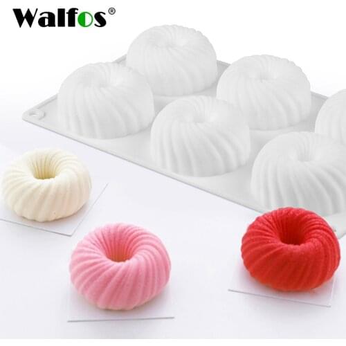 WalfosHalbkugel Silikon Seife Formen Backformen Kuchen Dekorieren Tools Pudding Schokolade Fondant Form Ball Form Keks Werkzeuge