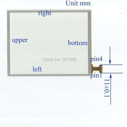 ZhiYuSun M2-1104 128*100 128mm* 100mm 5.7inch Touch Screen Digitizer 4 line resistor Touch Screen handwritten General