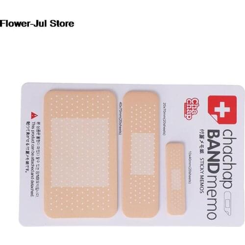 1Pcs Cute Band-aid Memo Pad Sticky Note Paper Sticker Pads Note Stationery