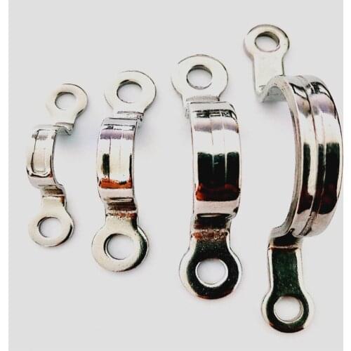 1pc 316 Stainless Steel Top Pad Eye Strap Footmans Deck Loop Boat Hook Canopy for Bimini Top Strap Kayak Rigging Strap