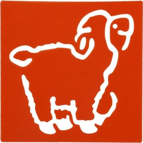 14*14 Sheep Layering Stencils for Diy scrapbook/photo album Decorative Embossing coloring,painting stencil,home decor