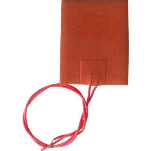 330*360mm heating pad flexible silicone rubber heater with 100k thermistor and 3m adhhesive