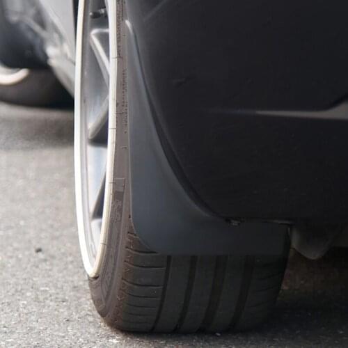 Foal Burning 4Pcs/Set Car Mud Flaps Front Rear Mudguard Splash Guards Fender Mudflaps For Tesla Model 3 2016~2019