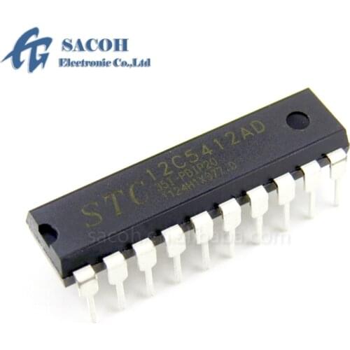 5PCS/lot New Original STC12C5412AD-35I-PDIP20 12C5412AD-35I-PDIP20 or STC12C5412AD-SKDIP28 STC12C5412AD-35I-LQFP32 DIP20 STC MCU