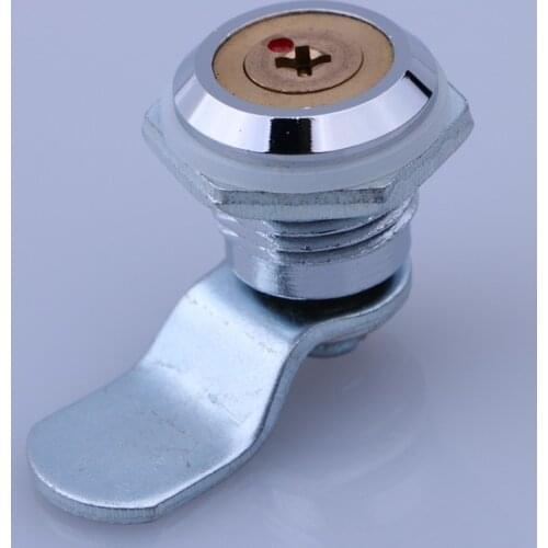 50 SETS Rotary Tongue Lock Round Letter Box Metal Cabinet Lock Core File Cabinet Drawer Lock Office Electric Box Hardware Tools