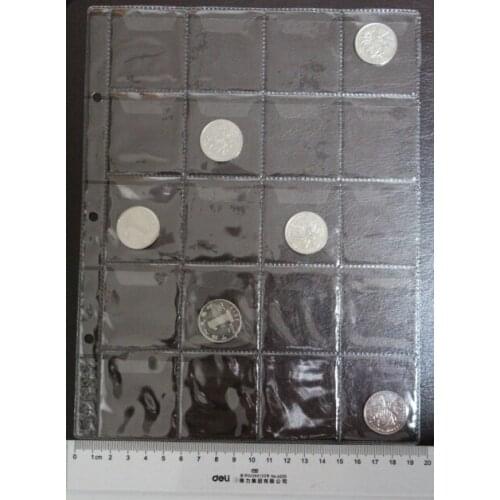 CA4 coin album coin collection book loose-leaf can hold 20 coins/pcs 10pcs/lot