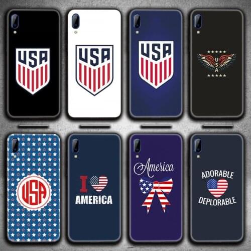 America USA Flag Phone Case For Vivo Y91c Y17 Y51 Y67 Y55 Y7s Y81S Y19 V17 vivos5