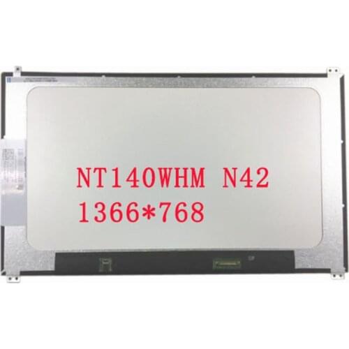 Free shipping 14''inch NT140WHM N42 NT140WHM-N42 Laptop LCD screen 1366*768