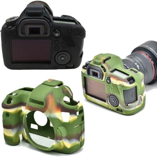 For Canon EOS 6D Camera Bag Case Camera Case Bag Anti-Scratch Soft Silicone Rubber Protective Camera Body Cover Case Skin EOS 6D