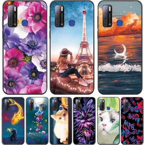 For Tecno Pouvoir 4 Case Cover on Pouvoir 4 Silicone Soft Cool Fashion Back Case For Tecno Pouvoir 4 Matte TPU Phone Shell Coque