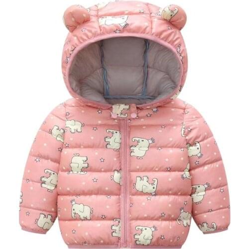 Children cotton coats winter/autumn kids baby girls cotton-padded jacket clothes boys warm windproof garment fashion outwear
