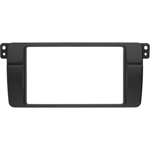 Double Radio Fascia For BMW 3 Series E46 1998-2006 Frame Auto Car Cover