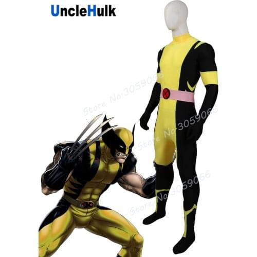 James Logan Howlett Yellow and Black Spandex Costume | UncleHulk