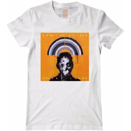 7 designs Massive Attack Punk Rock White T shirt 3D mma fitness 100%Cotton Heavy Metal print Tshirt XXXL men women beetle