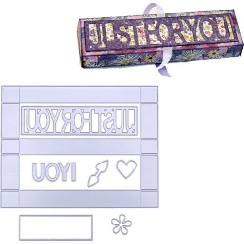 MESOPOTAMIA DIY Scrapbook Wedding Party Greeting Card Heart Gifts Box Die Cutting Decorative Embossing Silver Metal Dies Cutter