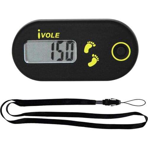 Mini Step Counter Walking 3D Digital Pedometer For Exercise Unisex Mini Pedometer With Clip Walking Pedometer Calorie Counter