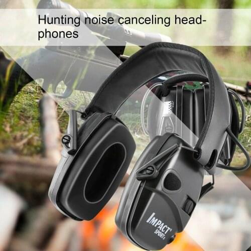 Mini Tactical Electronic Shooting Earmuff Anti-noise Headphone Sound Amplification Hearing Protection Headset Foldable Hot Sale
