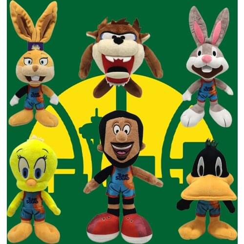 New Space Jam A New Legacy Plush Toys 20-30CM Space Jam 2 Doll Cartoon Movie Characters Christmas Party Gifts For Children