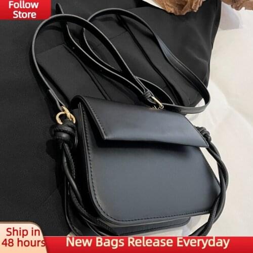 Solid Mini Shoulder Bags Women 2021 Fashion Flap Cover Crossbody Bags Branded Designer PU Leather Handbags Purse Double Straps