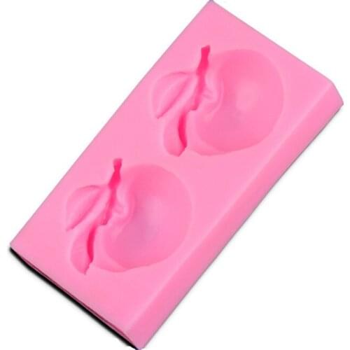 Food Grade Peach Silicone Mold Cake Mold Silicone Baking Tools Kitchen Accessories Decorations Fondant DIY D261