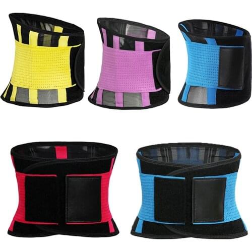Waist Support Belt Back Waist Trimmer Belt Gym Train Waist Protector Weight Loss Sports Muscle Compression Body Shaper Trainer