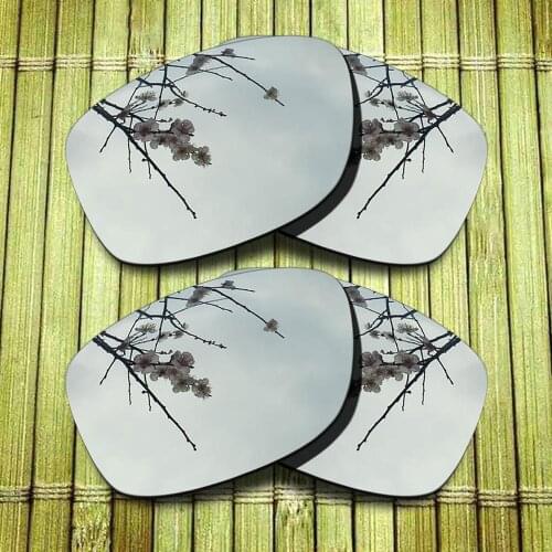 Polarized Replacement Lense For-Oakley Jupiter Squared Sunglasses Frame True Color Mirrored Coating - 2 x Chrome Combine Options