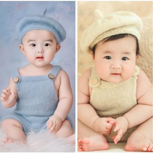 Newborn Photography Props Beret Pants and Hat Bebes Accesorios Recien Nacido Infant Baby Boy Girl Photography Props Accessories