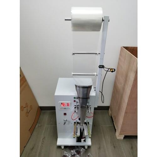 Manual feeding and packaging machine granules,food, Medicinal material, tea bags back seal automatic packaging machine