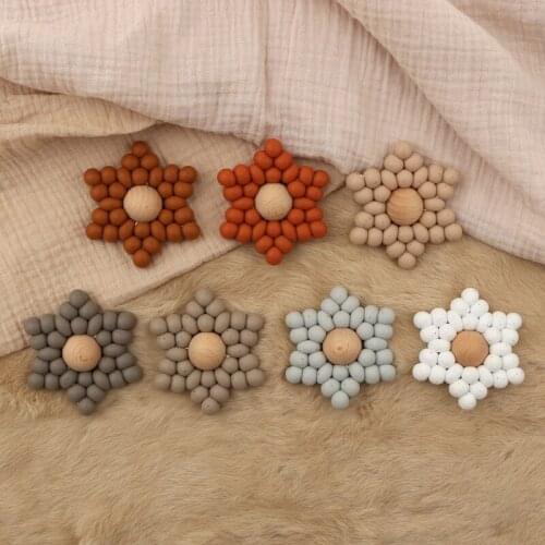 Baby Nursing Bracelets Silicone Teether Teething Rattles Toys Baby Teether Bracelets Nursing Toys Gift G99C