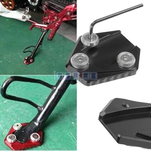 Side Stand Extension FOR HONDA GROM 125 MSX125 MSX 125 2014-2018 2015 16 17 Motorcycle Kickstand Foot Pad Support Plate Enlarge