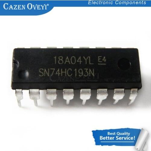 10pcs/lot SN74HC193N HD74HC193P 74HC193 DIP-16 In Stock