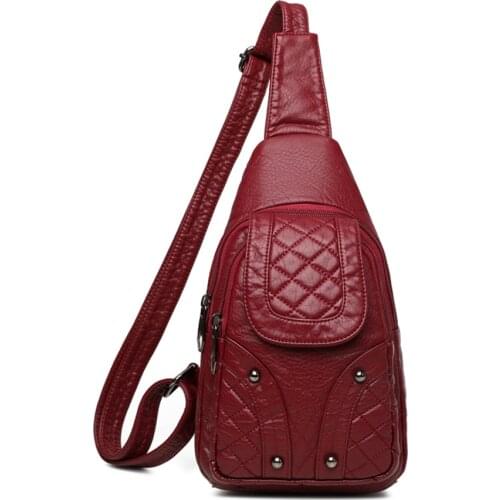 2021 Womens Bag Luxury Handbag Designer Shoulder Crossbody Bags for Women Purses High Quality PU Leather Small Chest Bag Sac
