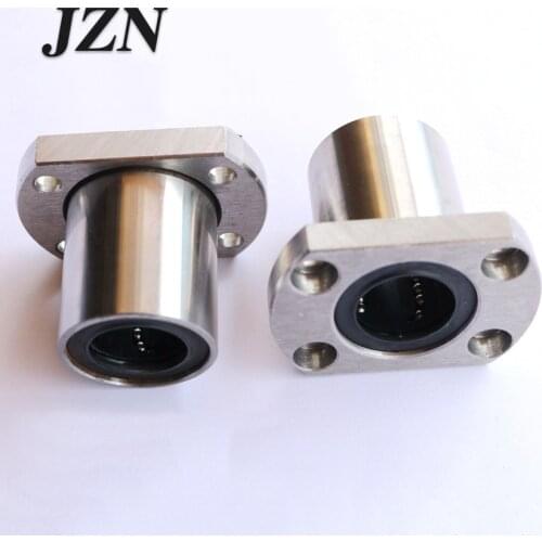 Free shipping,2pcs/lot. round flange linear ball bearing bushing for linear guide rail rod round shaft cnc part LMH35 40 50UU