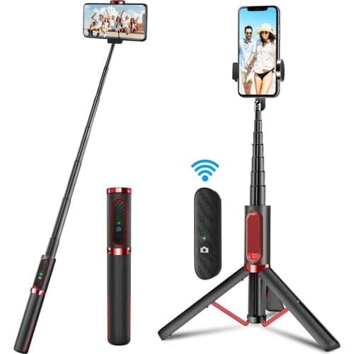 Bluetooth Selfie Stick with Tripod For Phone Extendable Monopod stand Stabilizer cellphone for Iphone 12 Samsung Huawei GT