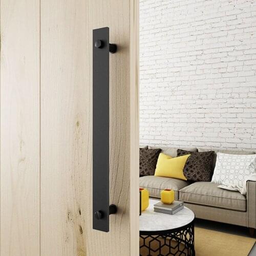 Stainless Steel Handle Barn Door Pulls American Style Black Cabinet Handle Free Shipping