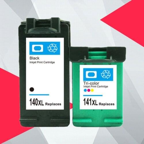 Compatible 140XL 141XL Ink Cartridge Replacement for hp 140 141 for hp140 Photosmart C4283 C4583 C4483 C5283 Deskjet D4263