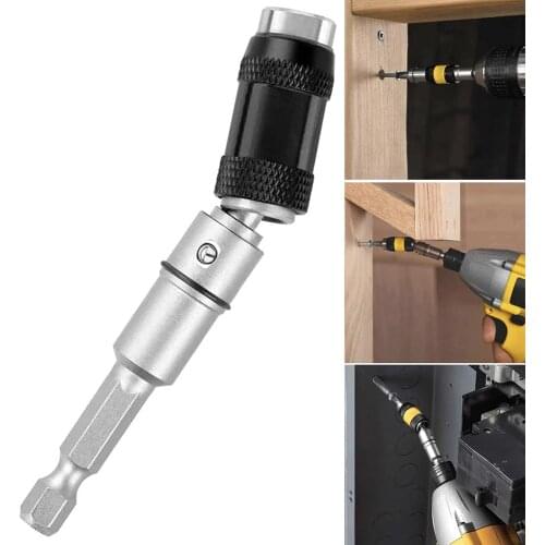 Electric Magnetic Screw Drill Tip Carbon Steel Drill Screw Tool Quick Change Locking Bit Holder Drive Guide Drill Bit Extensions
