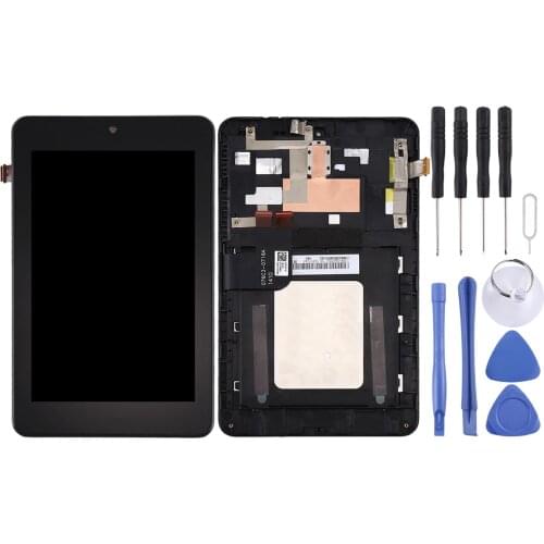 IPartsBuy for Asus Memo Pad HD7 / ME173X / ME173 K00B LCD Screen and Digitizer Full Assembly with Frame