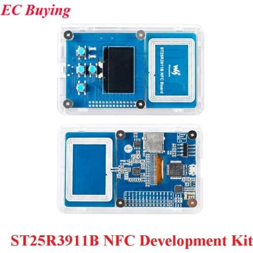 ST25R3911B NFC Development Board Kit Reader Controller Multi ST25R3911 NFC Protocols with STM32 1.3 inch OLED Display Screen SPI