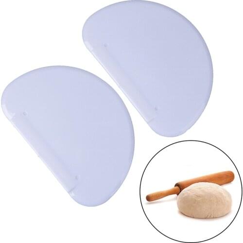 Round Plastic Dough Pizza Cutter Pastry Slicer Blade Gift Bread Pasty Scraper Blade Kitchen Tool