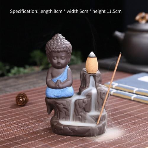 Incense Burner Solid Color Angel Shaped Incense Holder Ornament Decorative Artware Home Shops Office