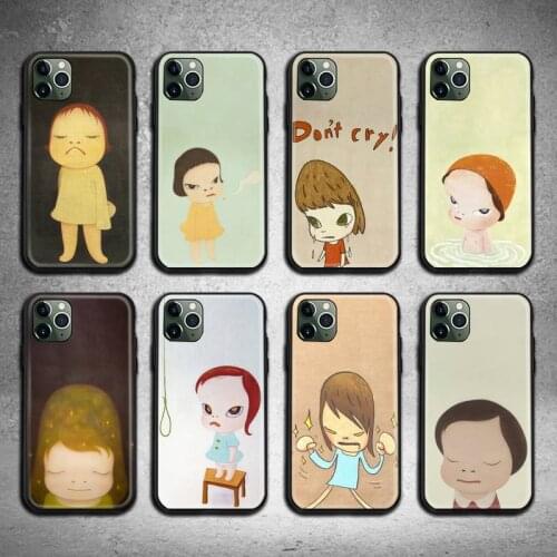 Cartoon YoshitomoS Nara Phone Case For iphone 12 11 Pro Max Mini XS Max 8 7 6 6S Plus X 5S SE 2020 XR cover