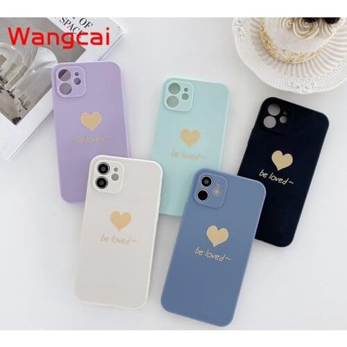 Love Heart Soft Phone Case For OPPO A9 A5 A8 A31 2020 A12 A12E A5S A3S F1S A57 A39 F1 Plus Case Silicone Bumper Back Cover